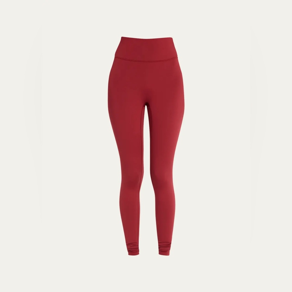 Girlfriend collective Lux Medium-Compression High-Rise Leggings size xs red